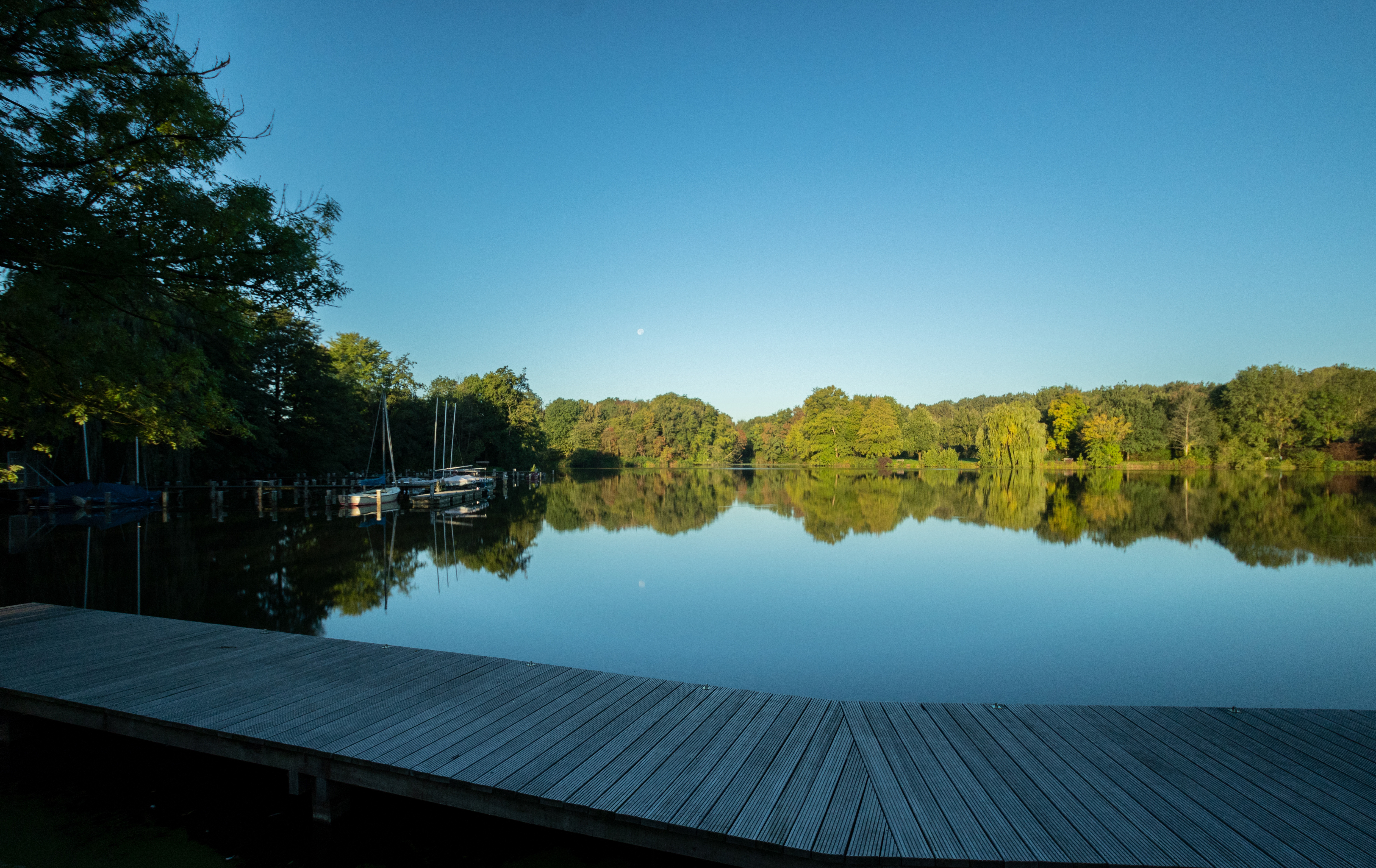 Pröbstingsee lake near Borken in Münsterland